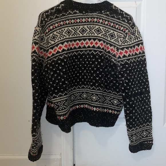 Vintage Boston Traders Sweater 100% Wool Sz Med - Picture 7 of 7